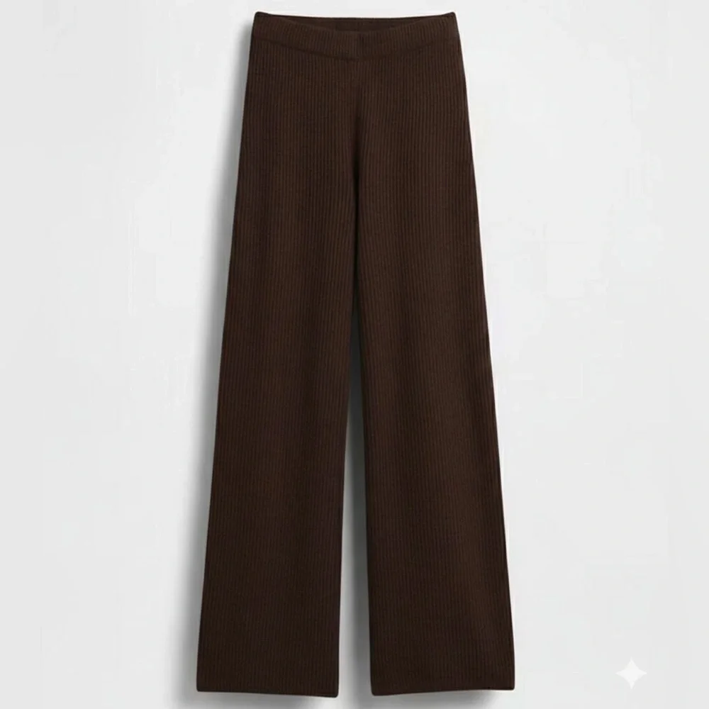 Gap CashSoft Shaker-Stitch Sweater Pants NWT - Picture 3 of 5